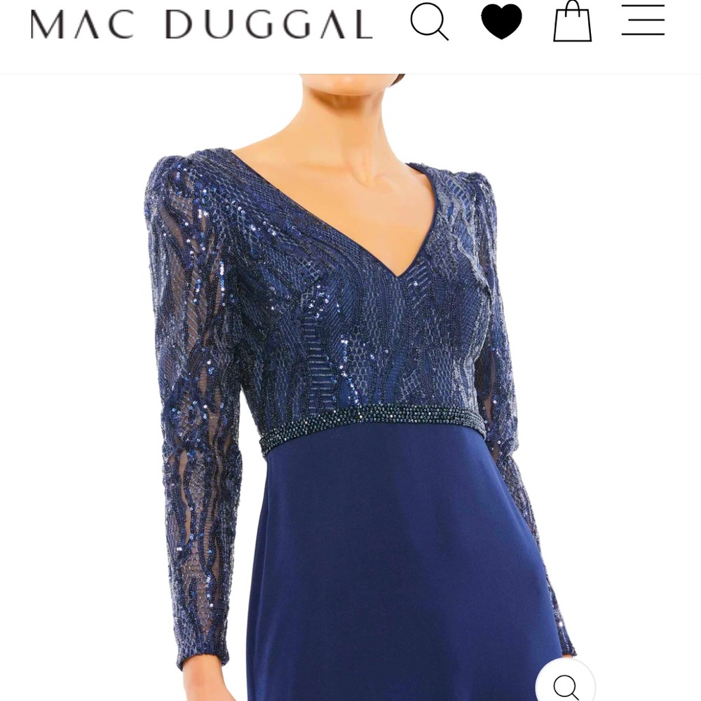 Formal dress, mother of bride, size 12 long sleeve